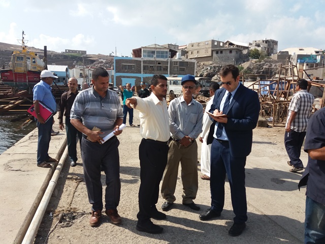 A Turkish Delegation Visits the Port of Aden