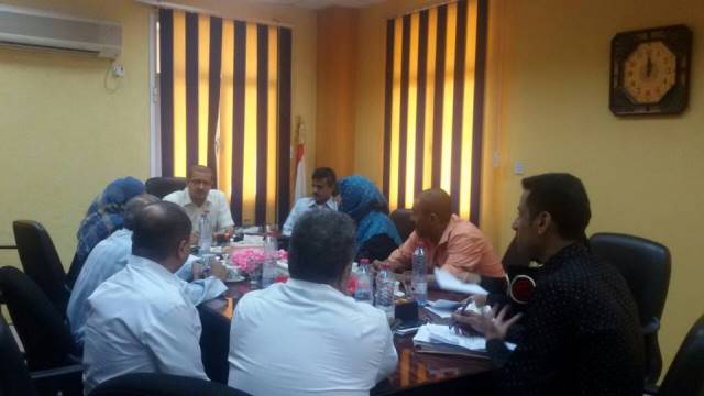 The Executive Chairman of YGAPC meets  Aden Cement Company Representatives