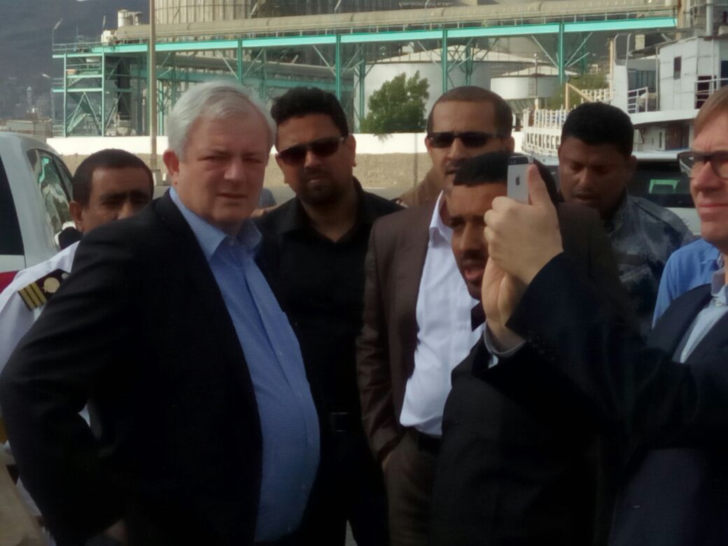 United Nations Under Secretary-General Visits the Port of Aden