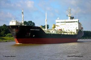 The Tanker GEMA Arrives the Oil Harbour in the Port of Aden