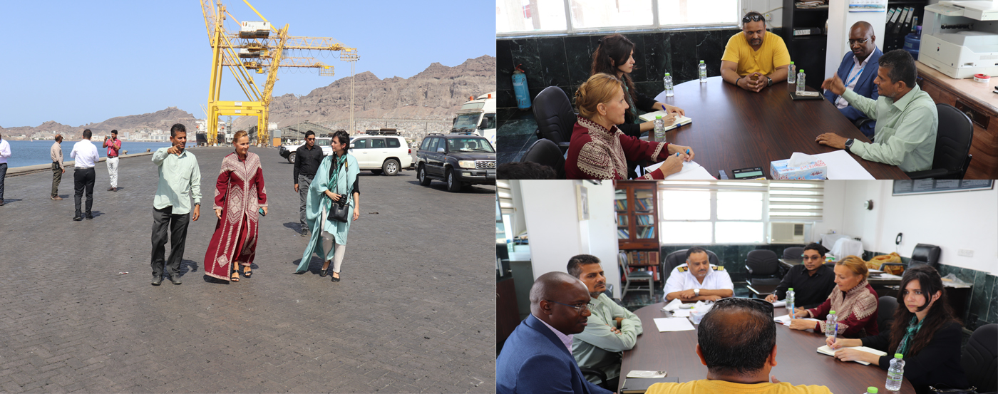 The German And French Chancellors On A Visit To The Port Of Aden