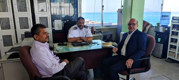 زيارة منظمة الإرسالية البحرية الى ميناء عدن